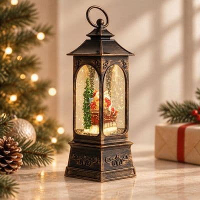 TH Santa Lüks Parıltı Premium Kar Küresi