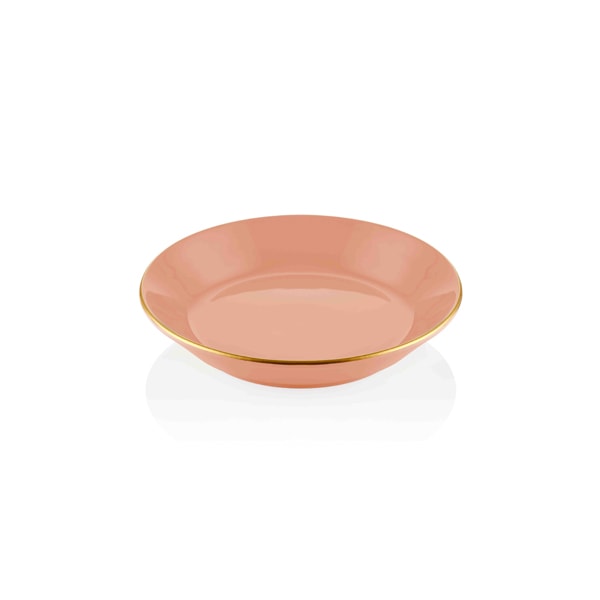 Basic Yemek Tabağı 6 Lı Set Somon Pembe - 20cm 3