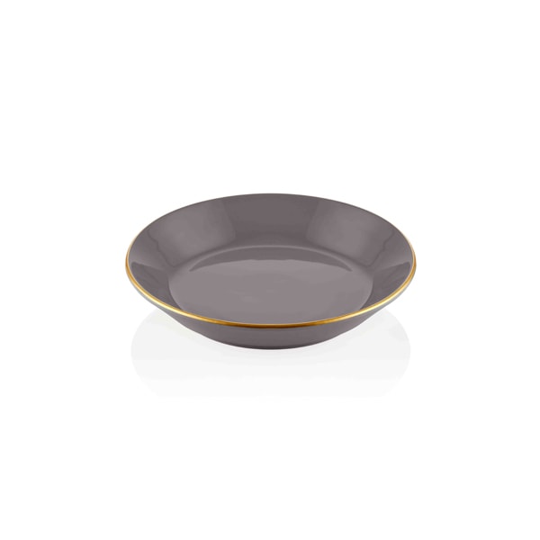 Basic Yemek Tabağı 6 Lı Set Gri - 20cm 3