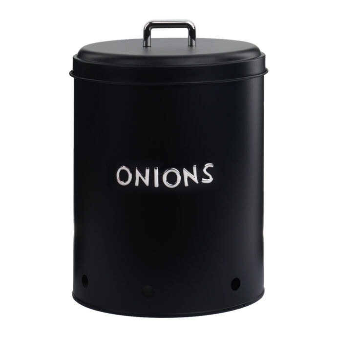 TH Galvaniz Metal Siyah Onıon Kutusu 2