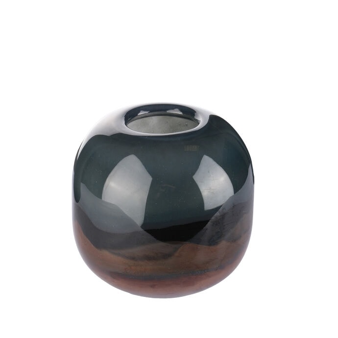 TH Vazo Brown Cam Amber 14X14X12 Cm 2