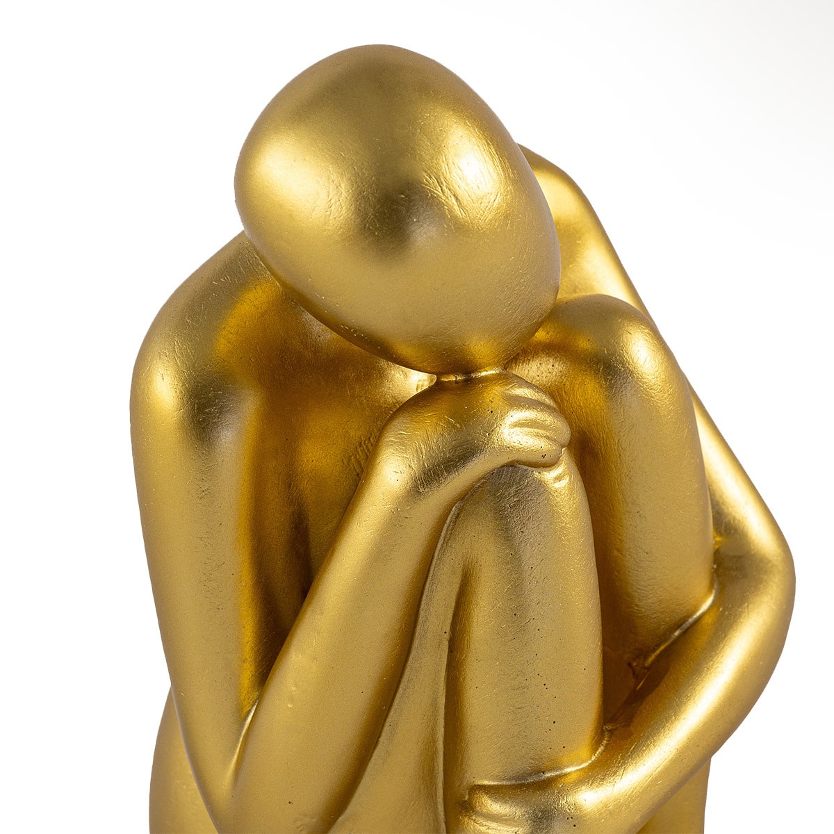 Oturan Adam Kitap Tutucu Gold 3