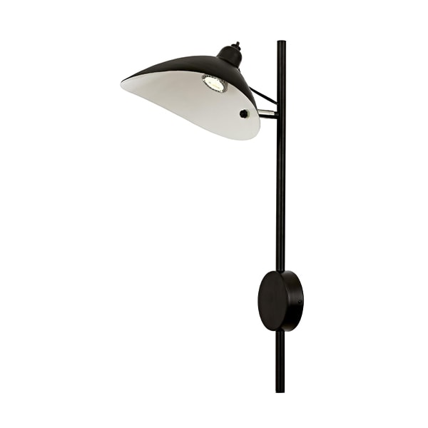 Siyah Oval Başlıklı Metal Aplik 2