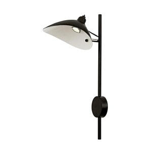 Siyah Oval Başlıklı Metal Aplik 3