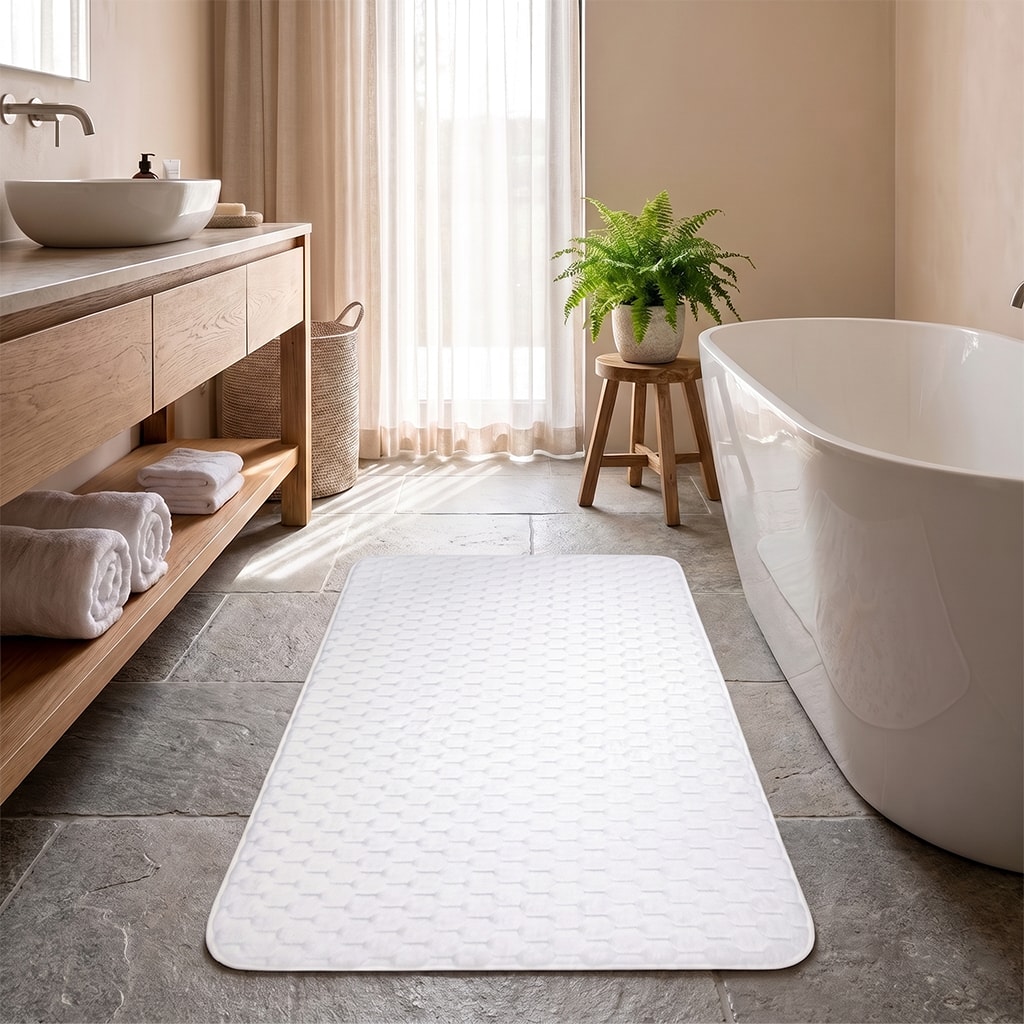 Banyo Paspası Beyaz 3
