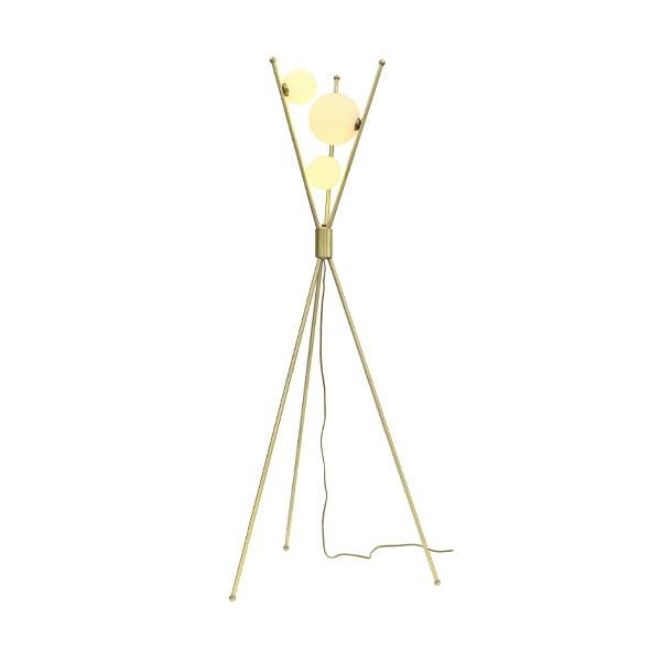 Modern Gold Küre Camlı Lambader 2
