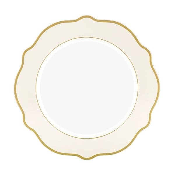 Jaswely Servis Tabağı 6 Parça Krem 27 cm 3