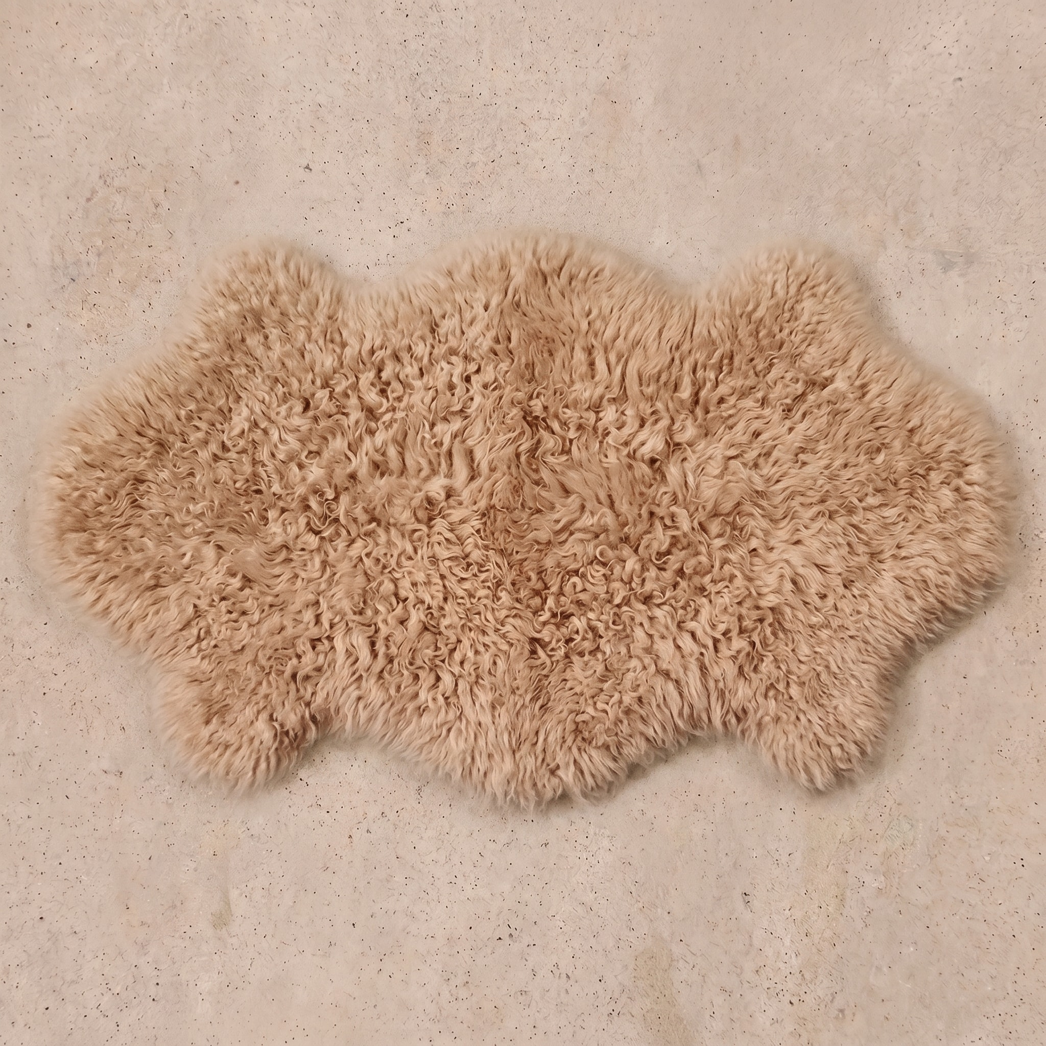 Tüy Dökmez Tavşan Tüyü Halı Camel 14 2