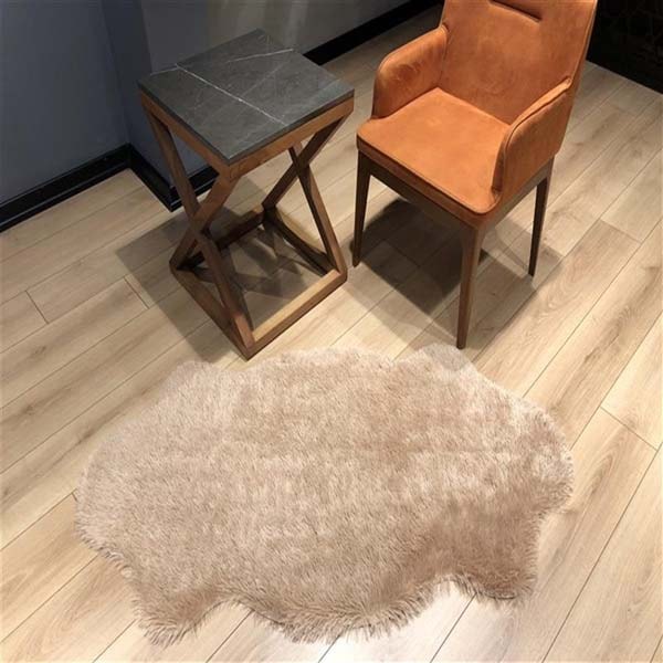 Tüy Dökmez Tavşan Tüyü Halı Camel 12 2