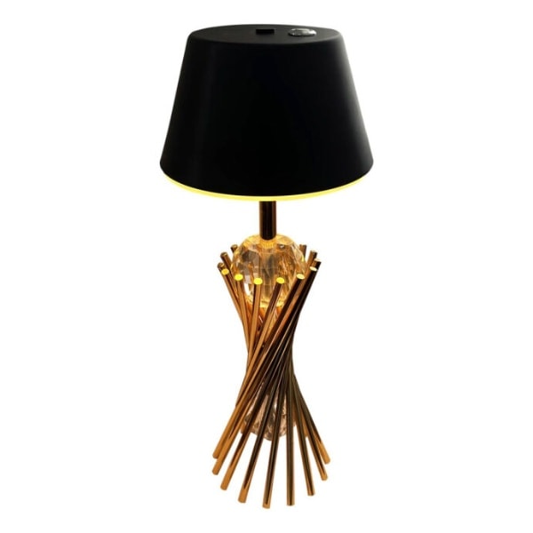 Modern Siyah Gold Abajur 2