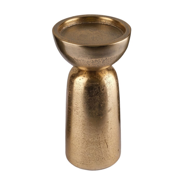 TH Şamdan Dekoratif Antik Gold 11x11x22 Cm 3