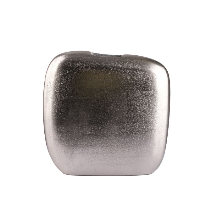 TH Vazo Alu Kare Disk Antik Silver 25x7x23 2