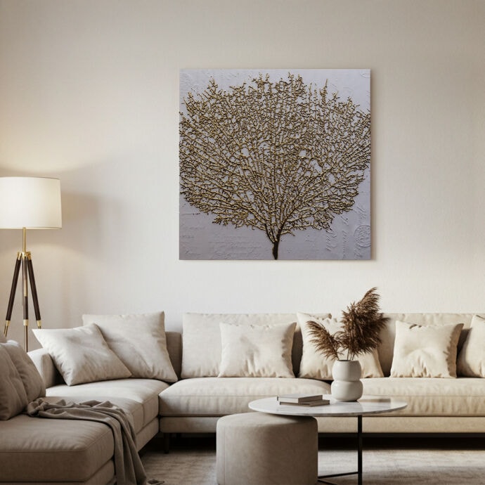 Kabartmalı Tablo Ge-1718 80X80 Cm 3