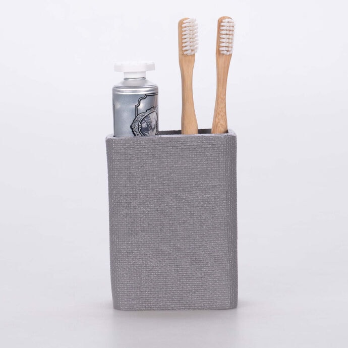 Linen Diş Fırçalık Gri 3
