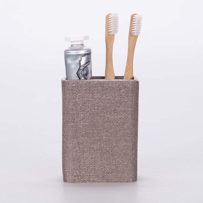 Linen Diş Fırçalık Taupe 3