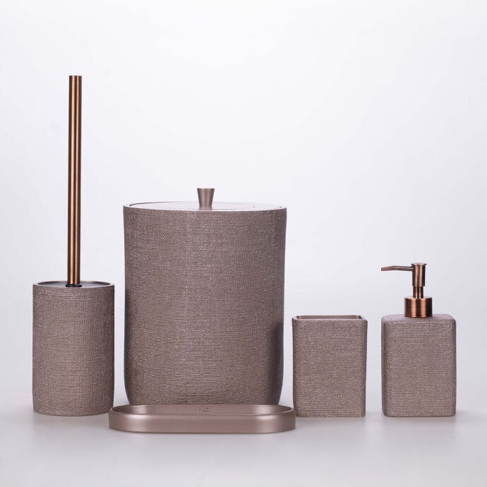 Linen Banyo Seti Taupe 2