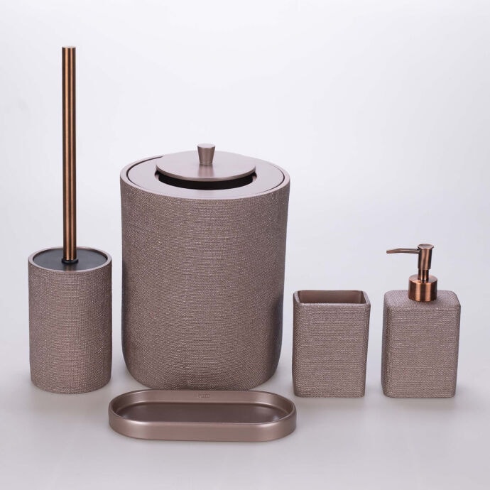 Linen Banyo Seti Taupe 3