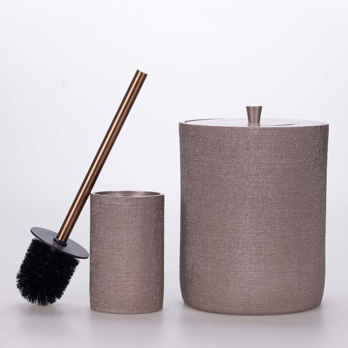 Linen Banyo Seti Taupe 5