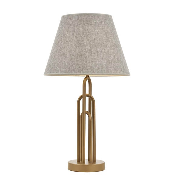 Geometrik Metal Ayaklı Abajur 2