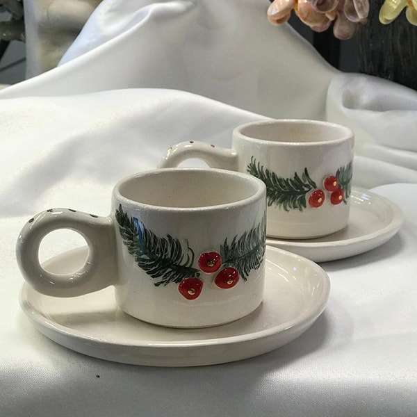 Kokinalı İkili Fincan 3