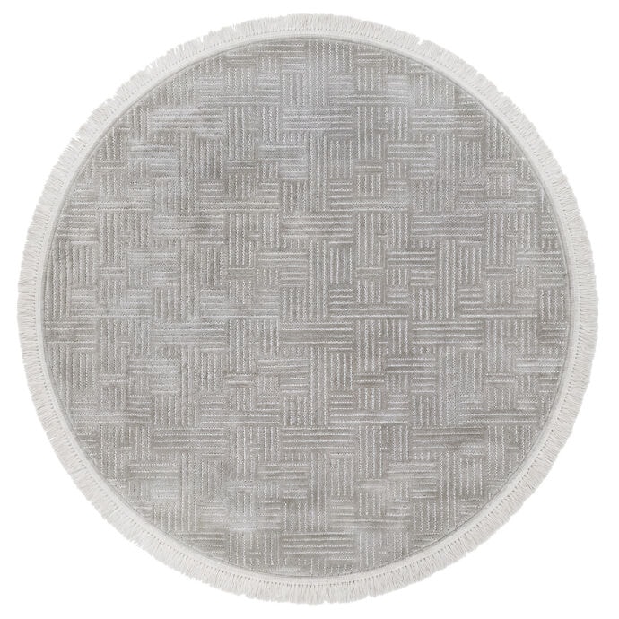 Şönil Dokuma Halı Taş 140x140 cm 2