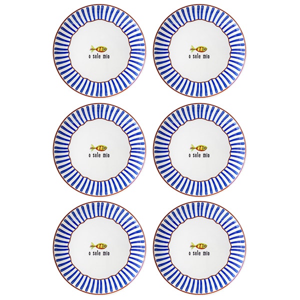 Fish Servis Tabağı 6lı Set 26 cm 2