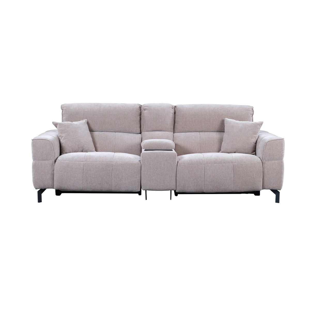 TH Tiffany Ara Modüllü İki Taraflı Recliner İkili Koltuk 3