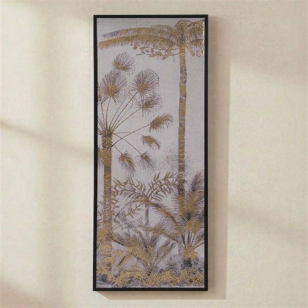 TH Altın Varaklı Tablo 42X102Cm 1