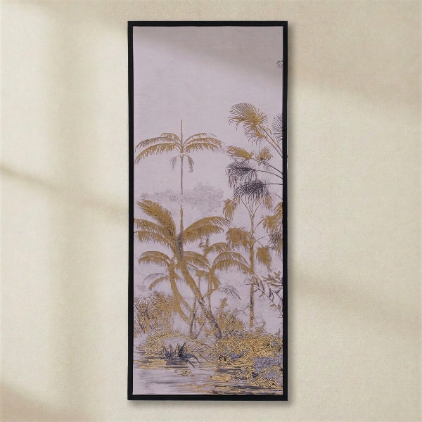 TH Altın Varaklı Tablo 42X102Cm 1