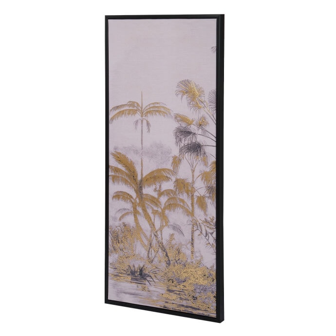 TH Altın Varaklı Tablo 42X102Cm 3