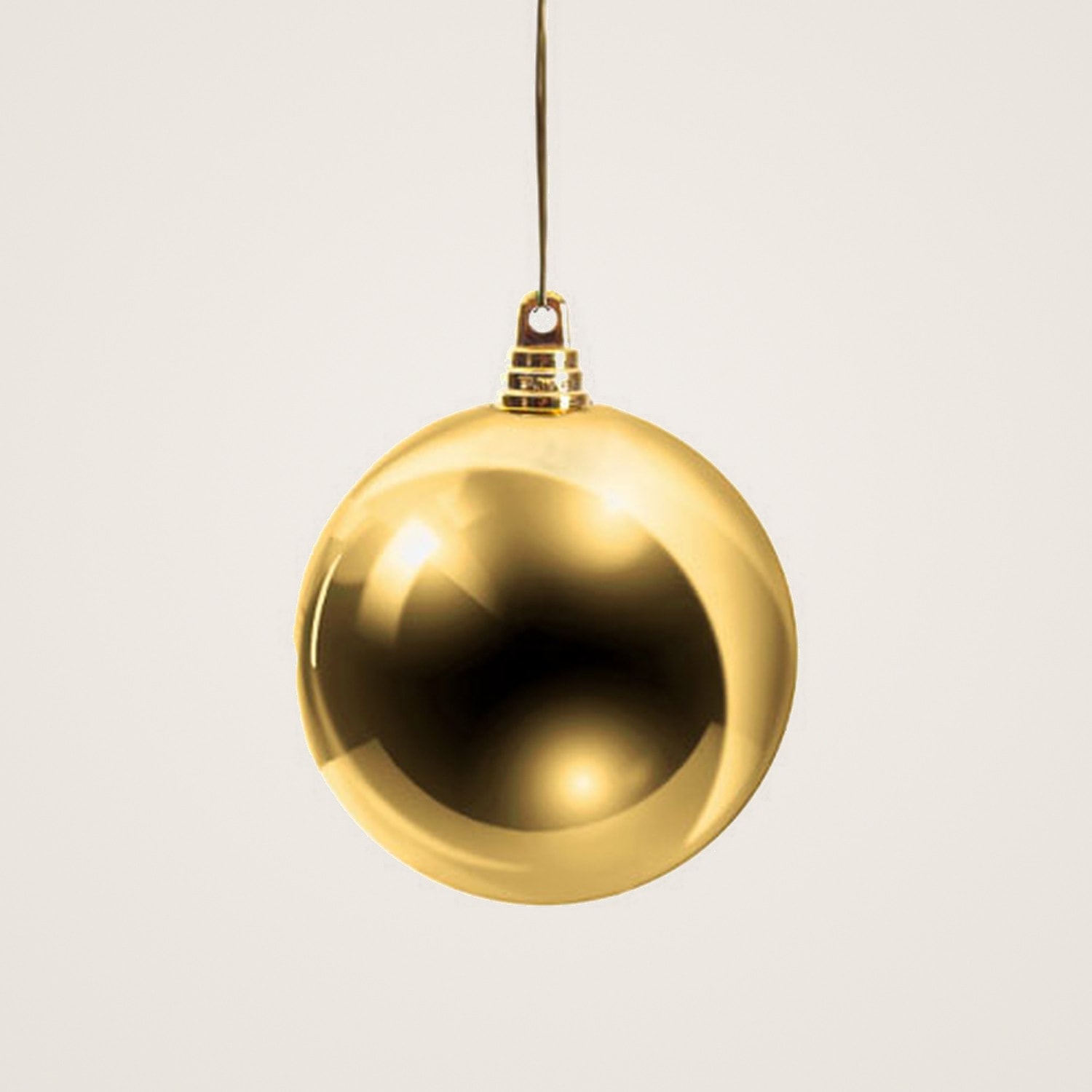 Aynalı Gold Premium Ağaç Süsü 8 Cm 2