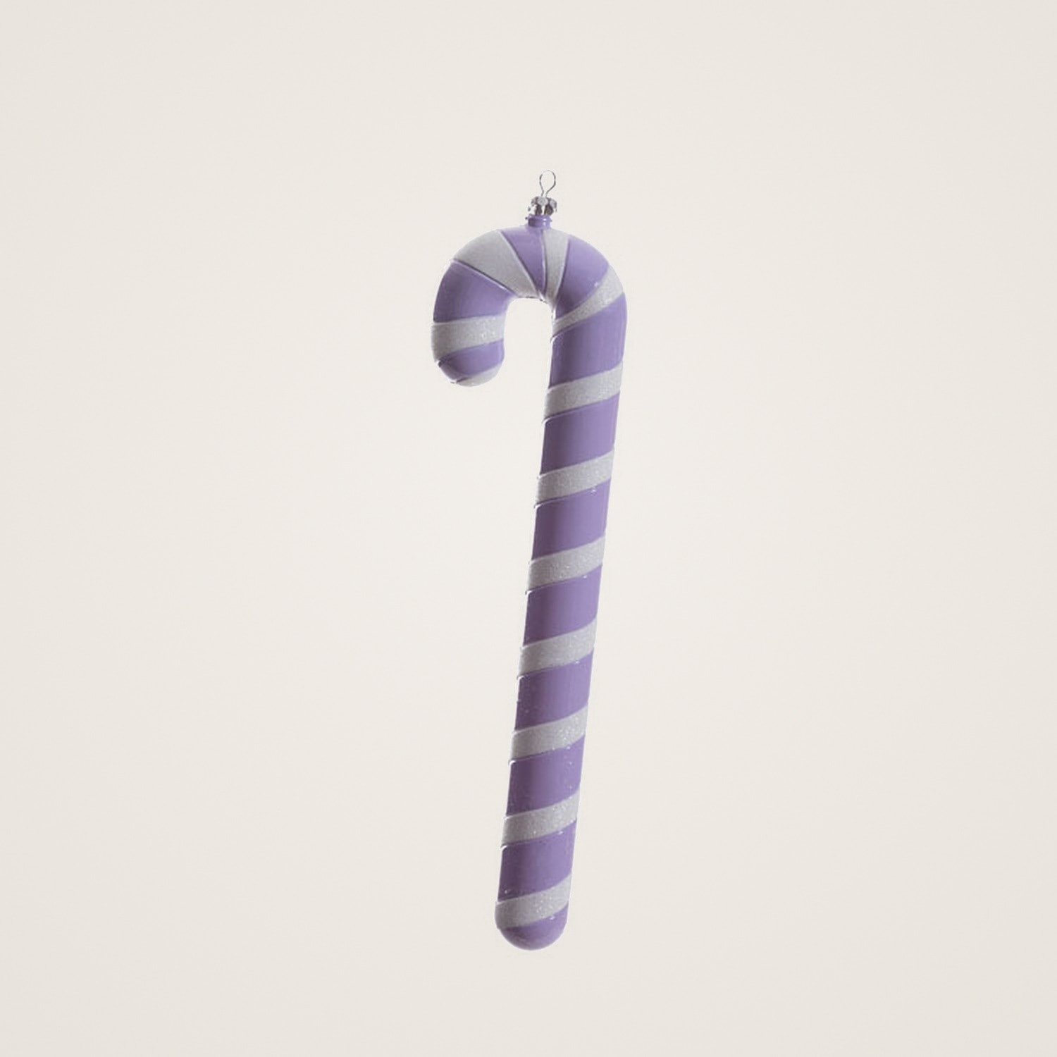 Lila Şeker Kamış Figürü Prmium Süs 30 Cm 2