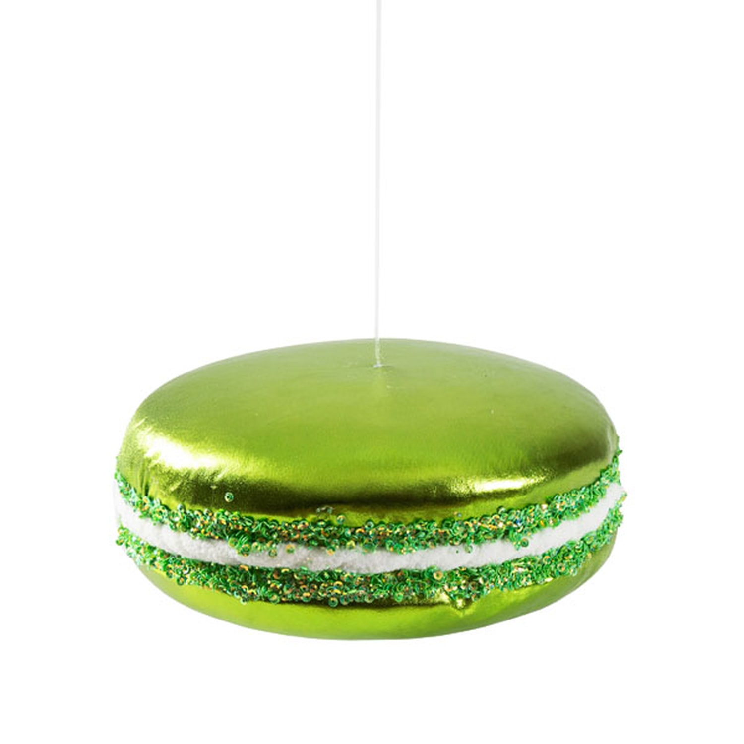 Makaron Figürü Yeşil Yılbaşı Süsü 6 Cm 3