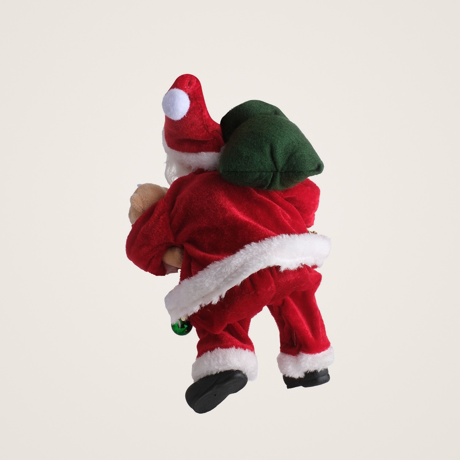 TH Noel Baba Oturan Hediye Çantalı 30Cm 6