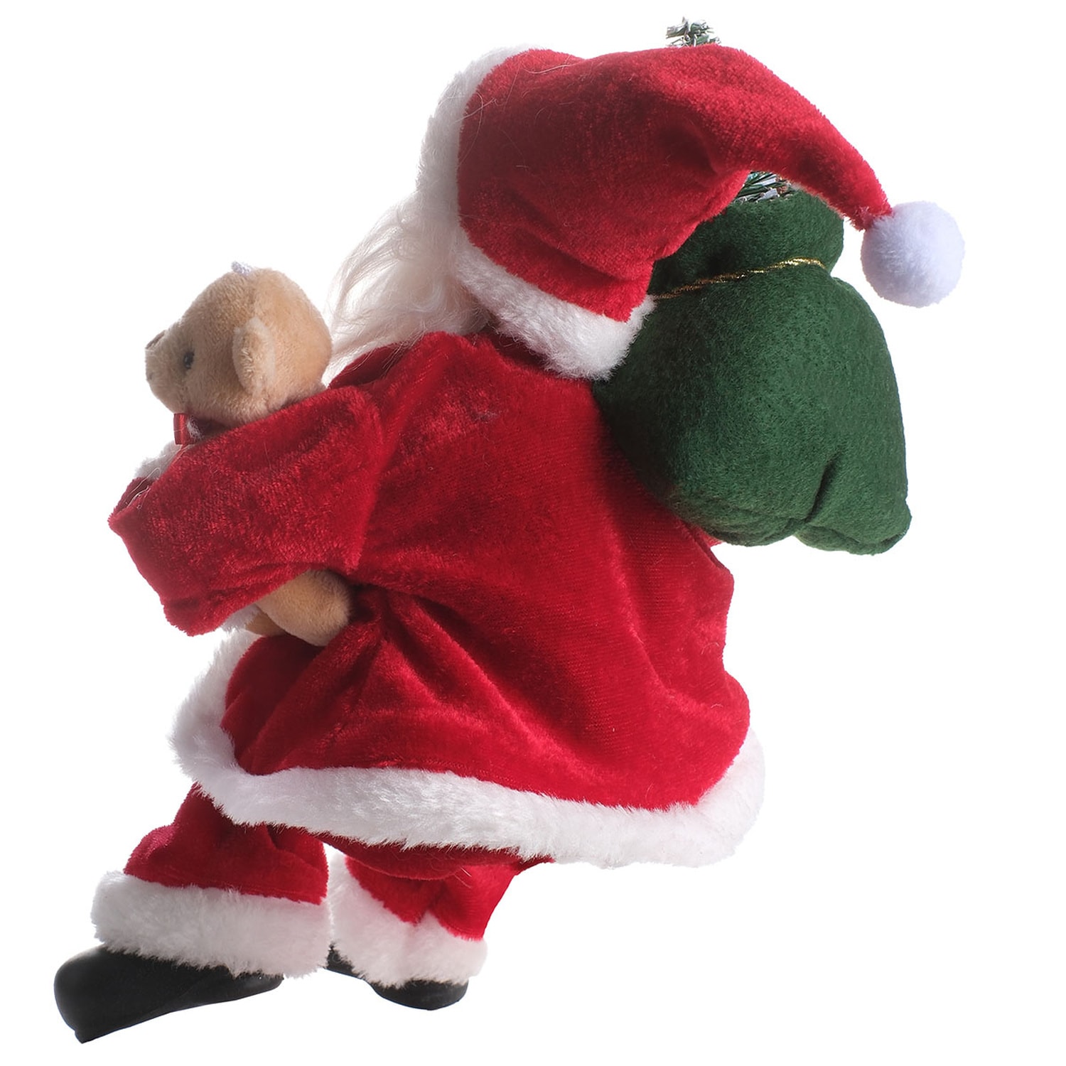 TH Noel Baba Oturan Hediye Çantalı 30Cm 10