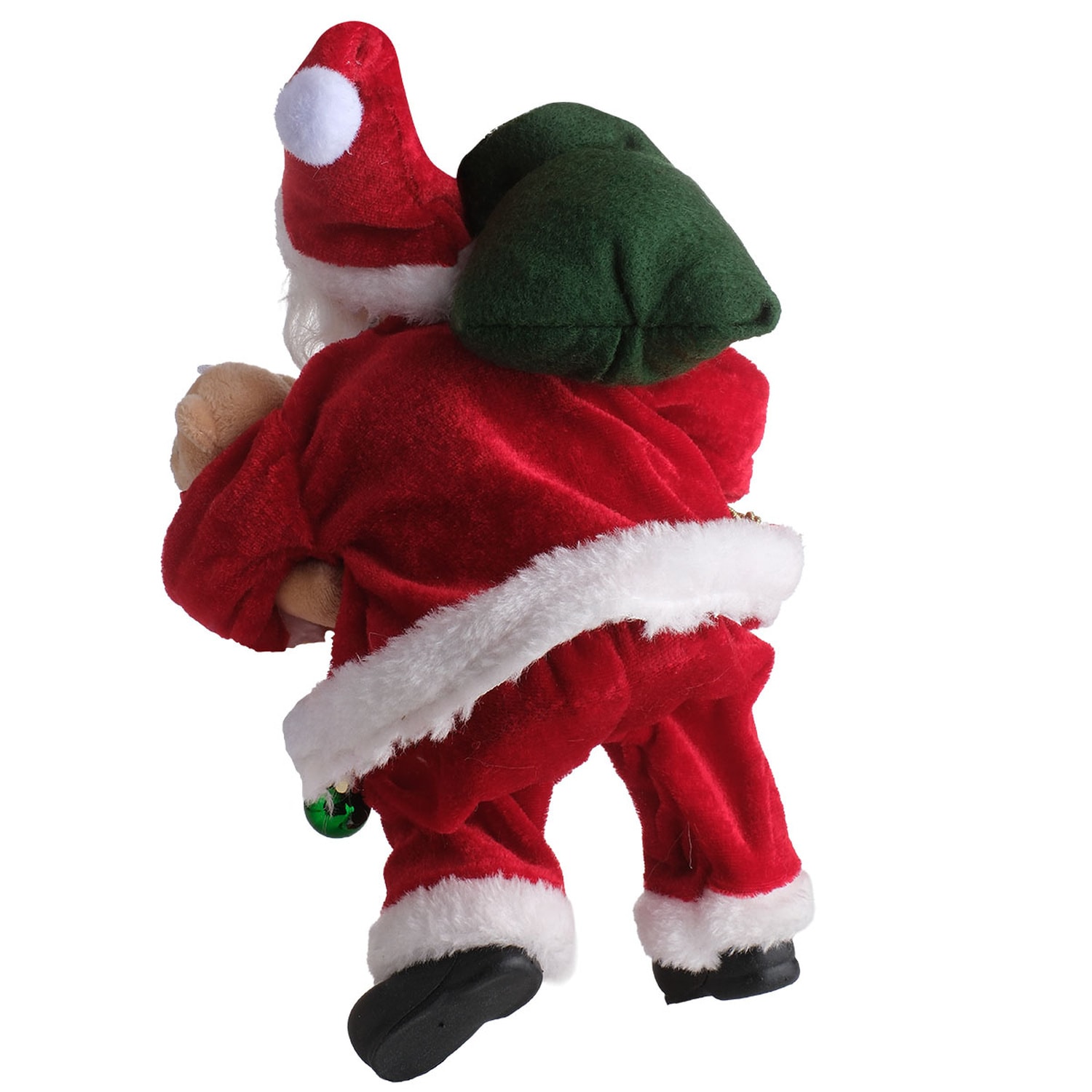 TH Noel Baba Oturan Hediye Çantalı 30Cm 13