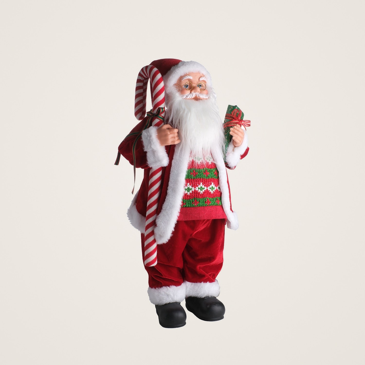 TH Noel Baba Şeker Bastonlu 60Cm 4