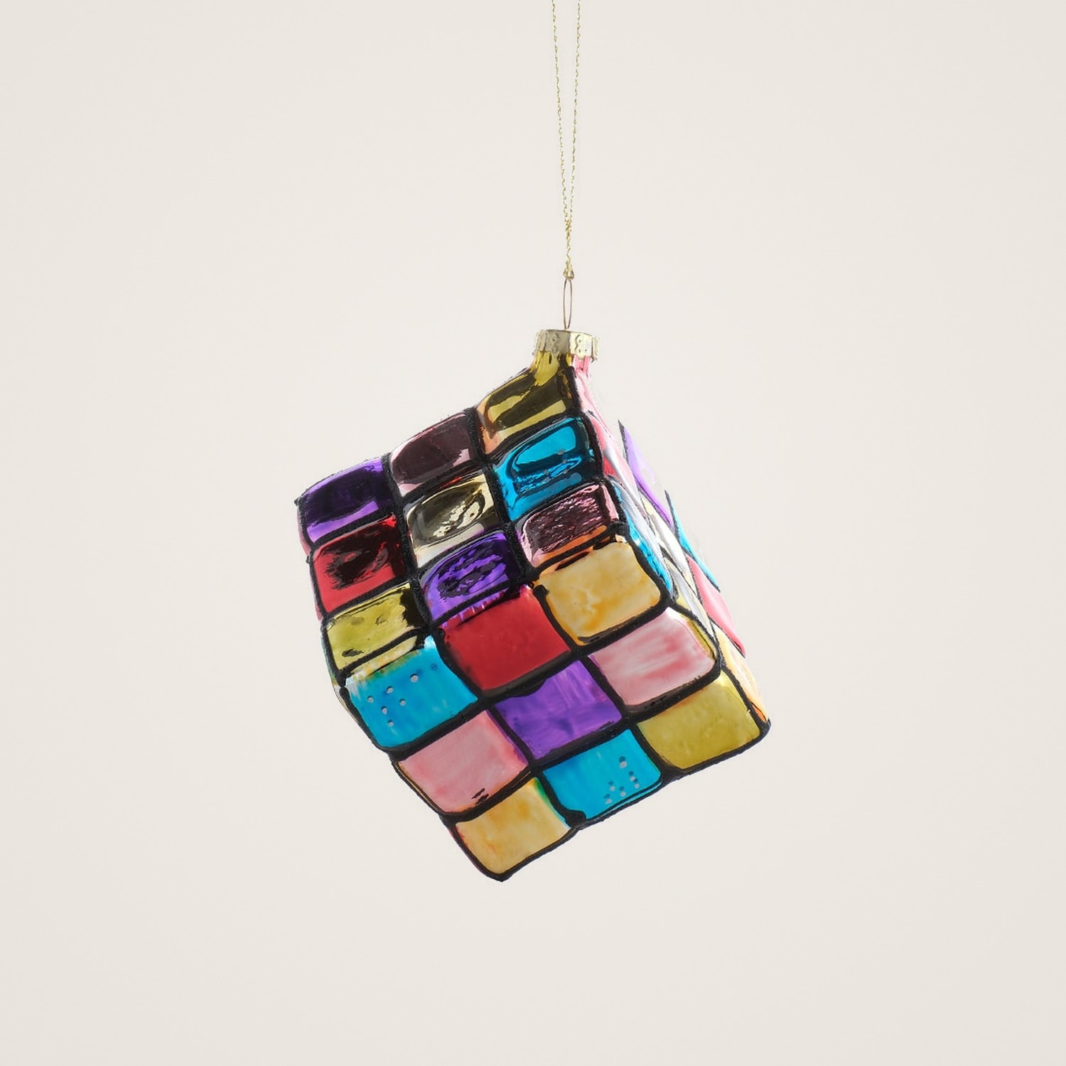 TH Rubik Renkli Figürü Ağaç Süsü 2