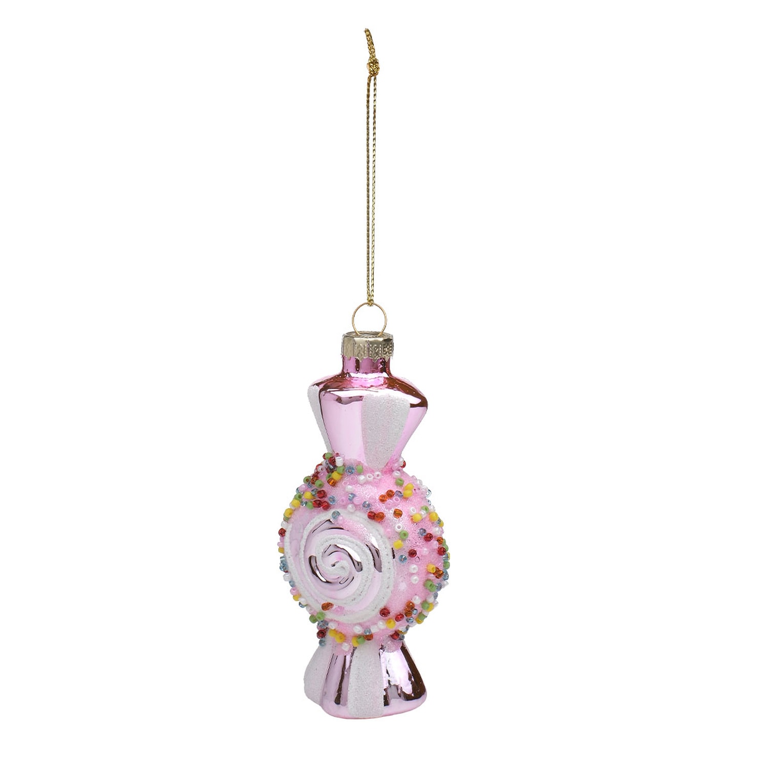 TH Pembe Şeker Figürü Ağaç Süsü 4