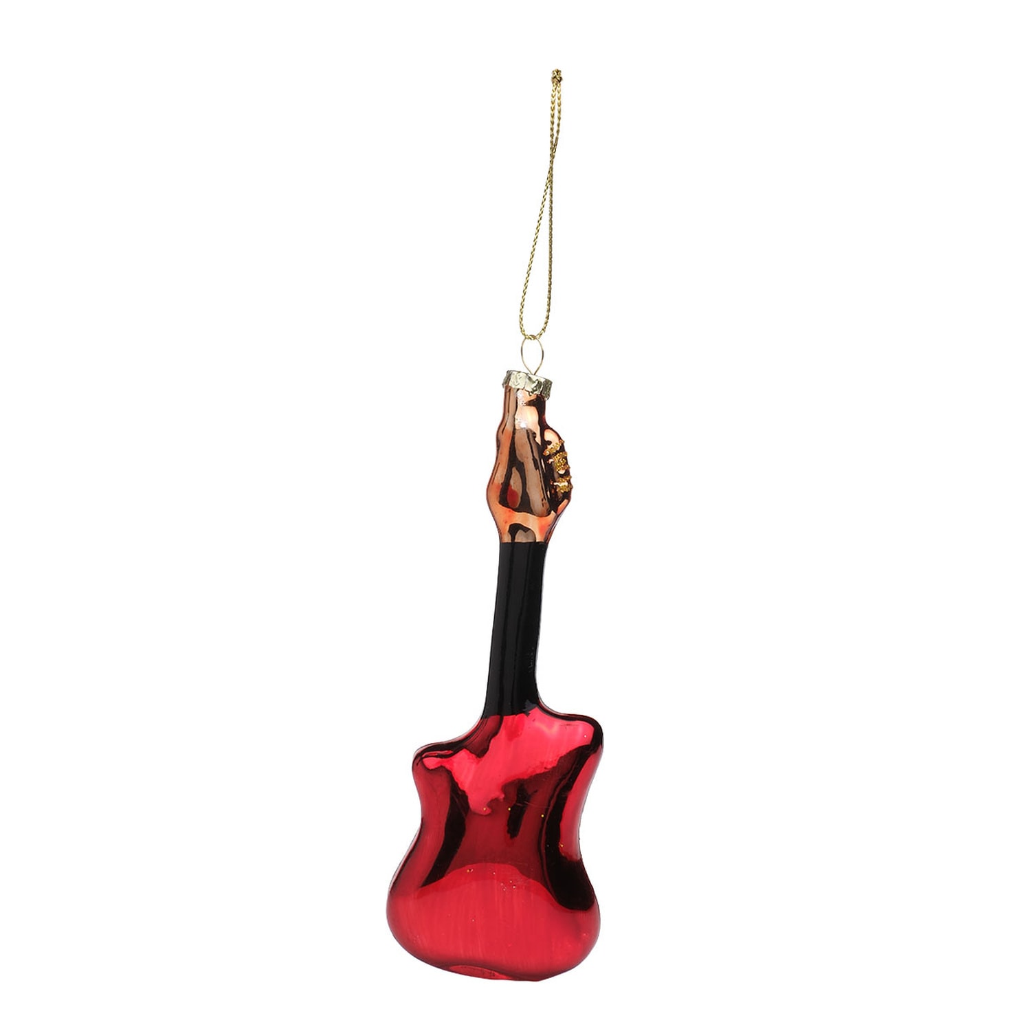 TH Kırmızı Gitar Figürü Ağaç Süsü 7