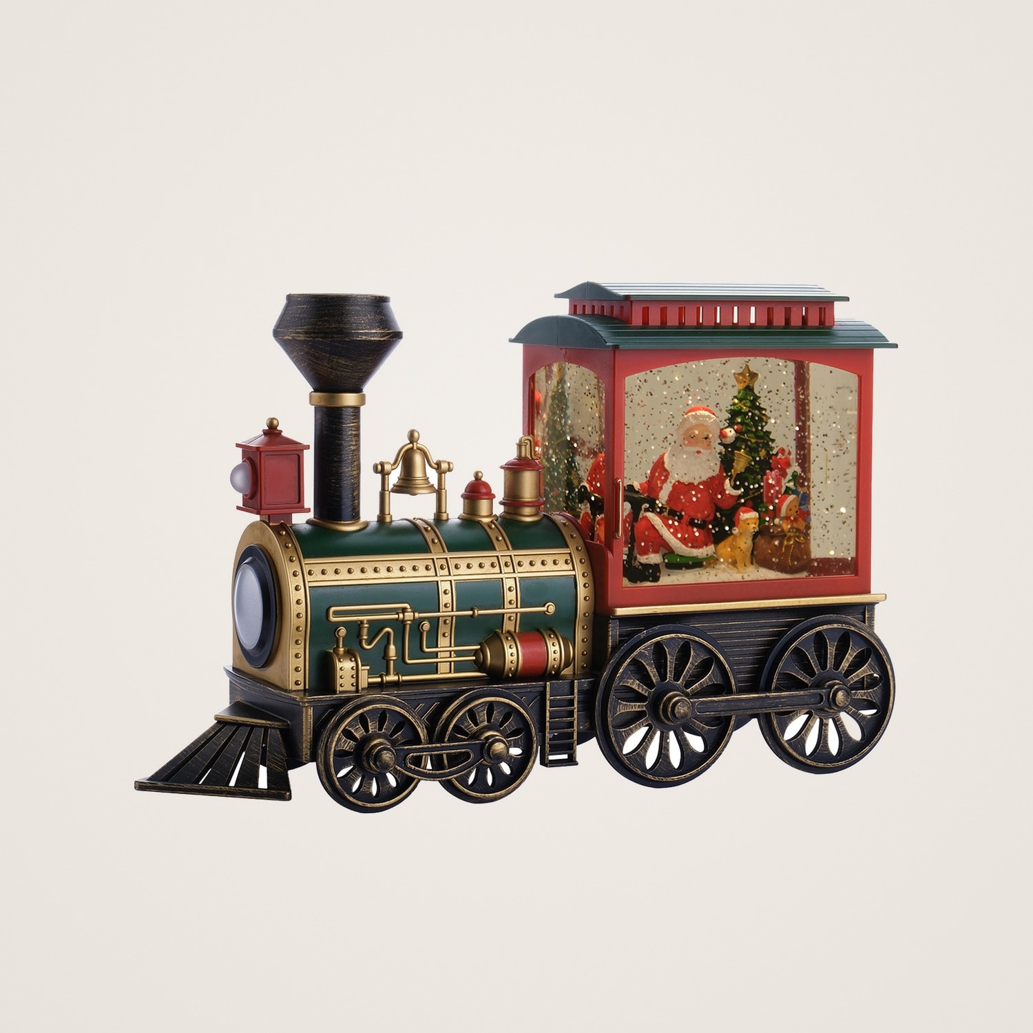 TH Tren Figürü Noel Baba Premium Kar Küresi 3