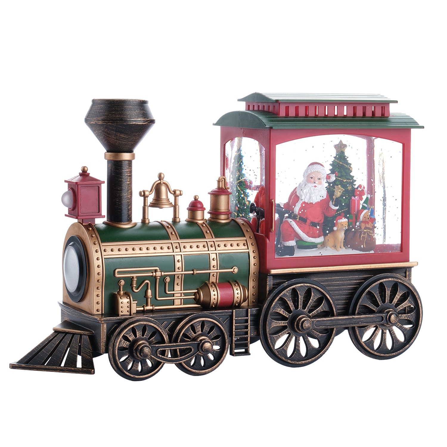 TH Tren Figürü Noel Baba Premium Kar Küresi 5
