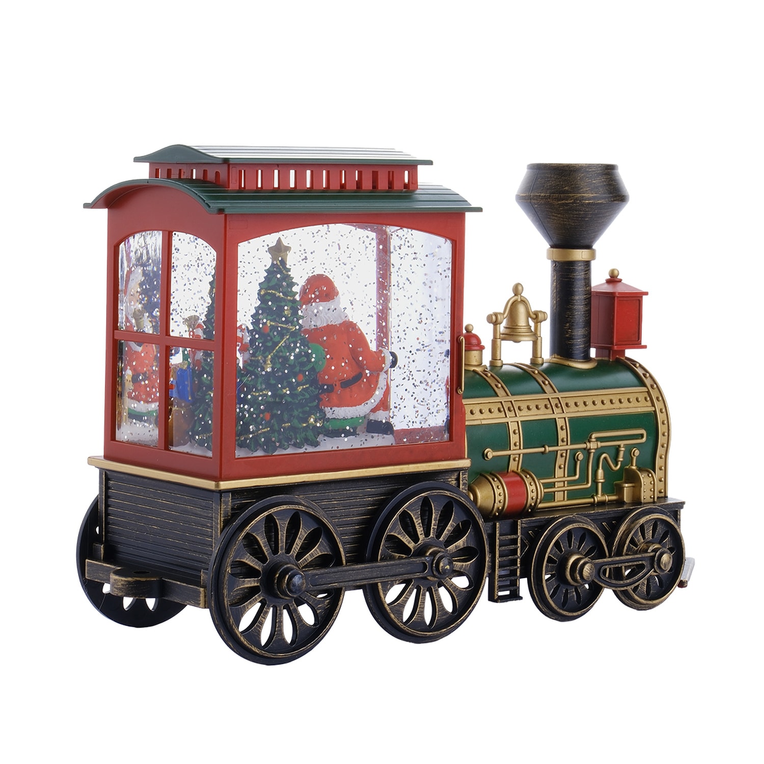 TH Tren Figürü Noel Baba Premium Kar Küresi 7
