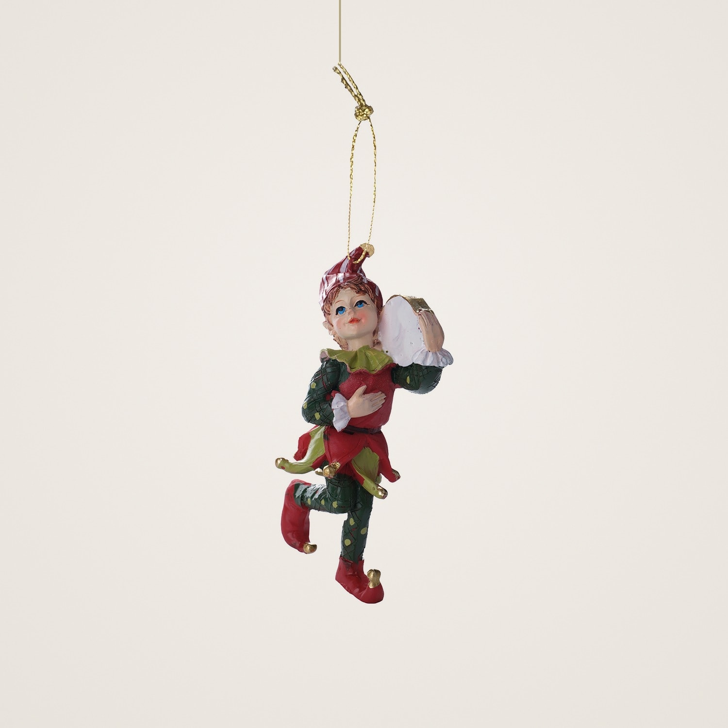TH Elf Figürü Renkli Ağaç Süsü 3