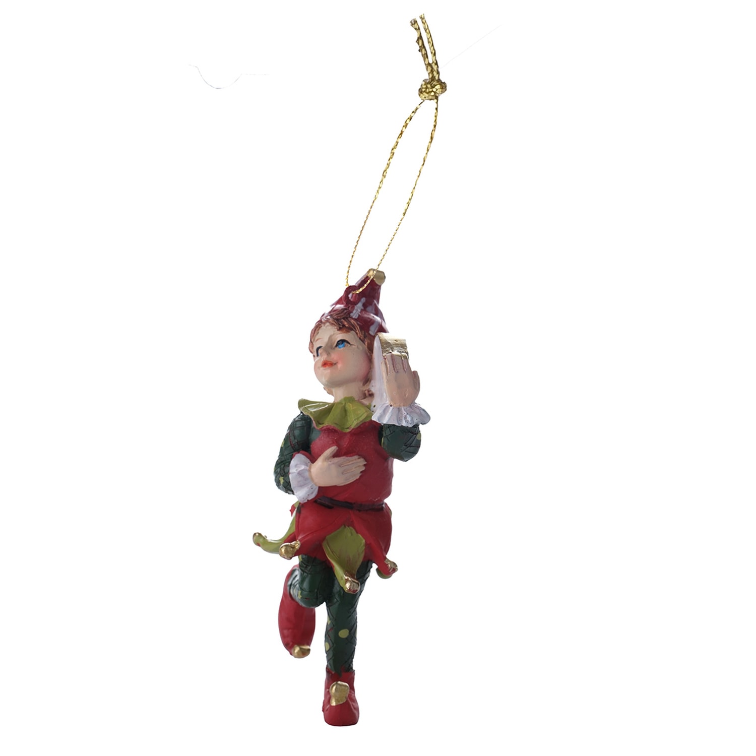 TH Elf Figürü Renkli Ağaç Süsü 7