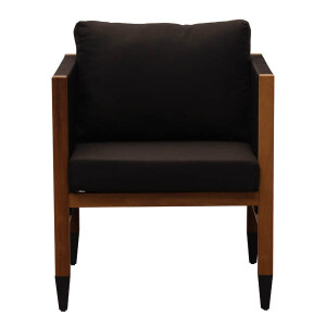 AB21 Tekli Koltuk V0601 Siyah İp 75X62X7 - TepeHome (1)