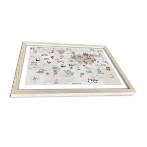 Ahşap Çerçeveli Tablo - TepeHome (1)