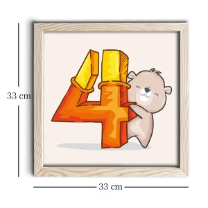Ahşap Çerçeveli Tablo - 3
