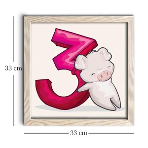 Ahşap Çerçeveli Tablo - 3