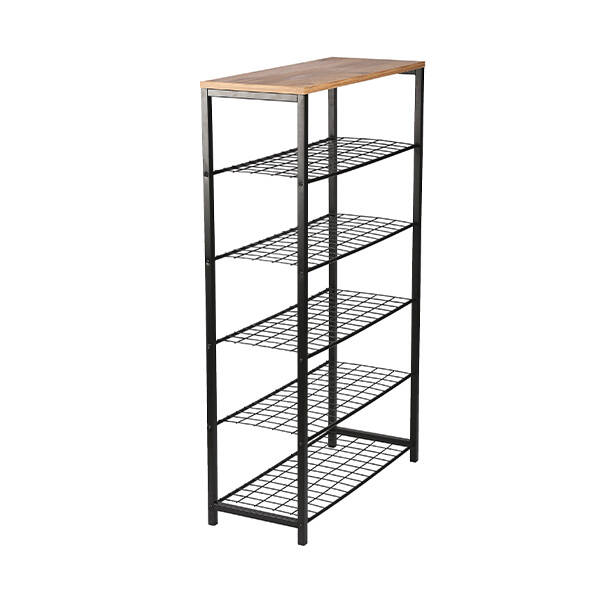 Ahşap Raflı Metal Ayakkabılık - 3